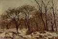 verger de châtaigniers en hiver 1872 Camille Pissarro